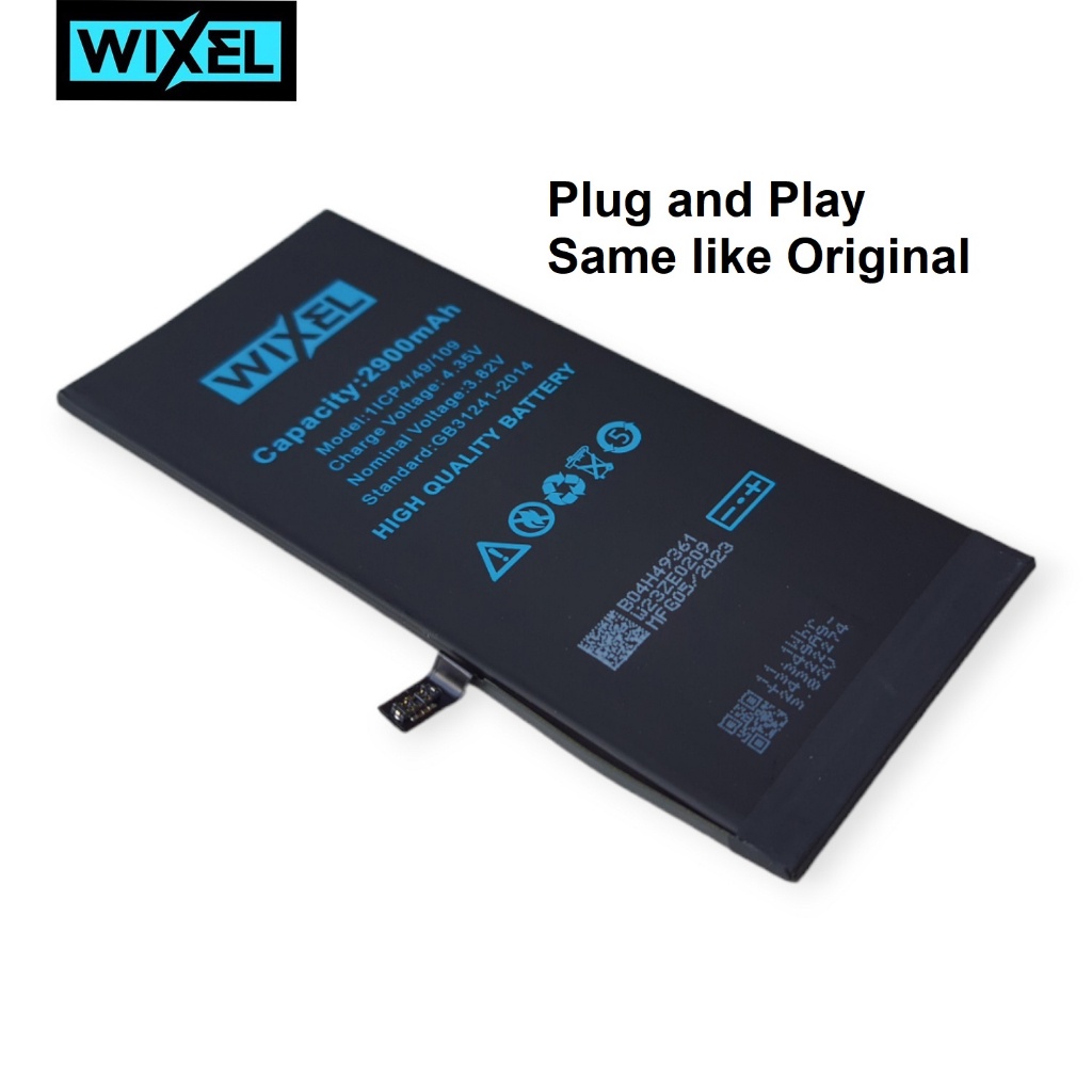 [ELECTROPICALLY] WIXEL ORIGINAL Baterai Iphone 7+ 7 PLUS Batre Batrai Battery Dual Double Power HP