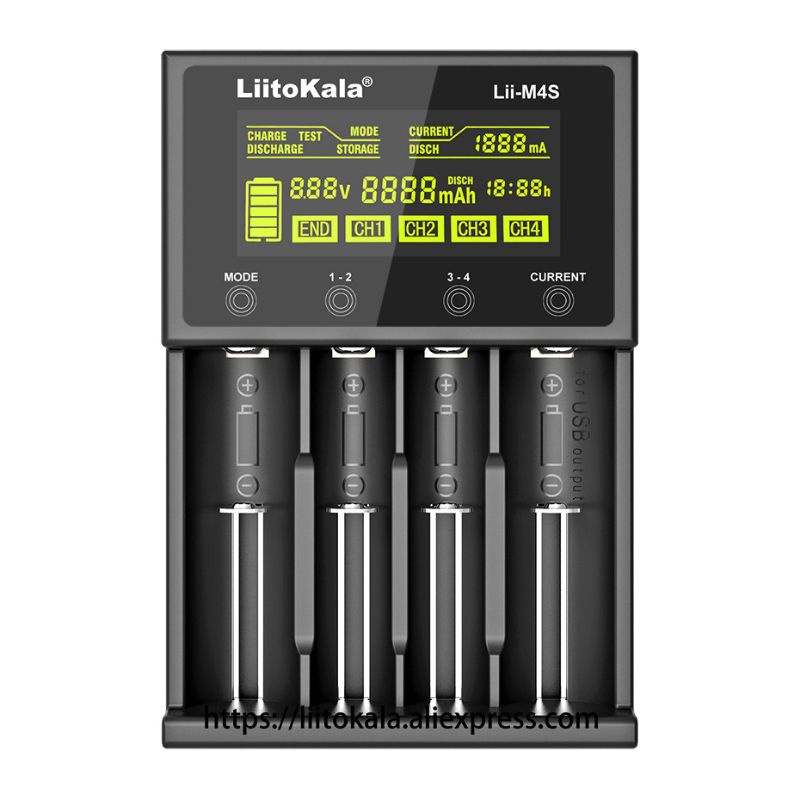 [ELECTROPICALLY] Charger Baterai Liitokala Lii M4S Original