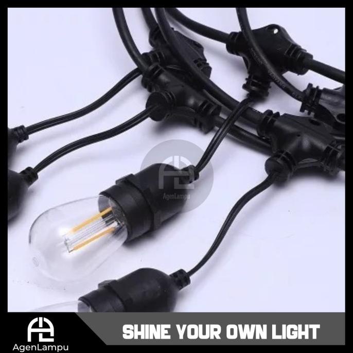 KABEL FITTING GANTUNG/LAMPU CAFE DEKORASI/KABEL LAMPU KAFE OUTDOOR