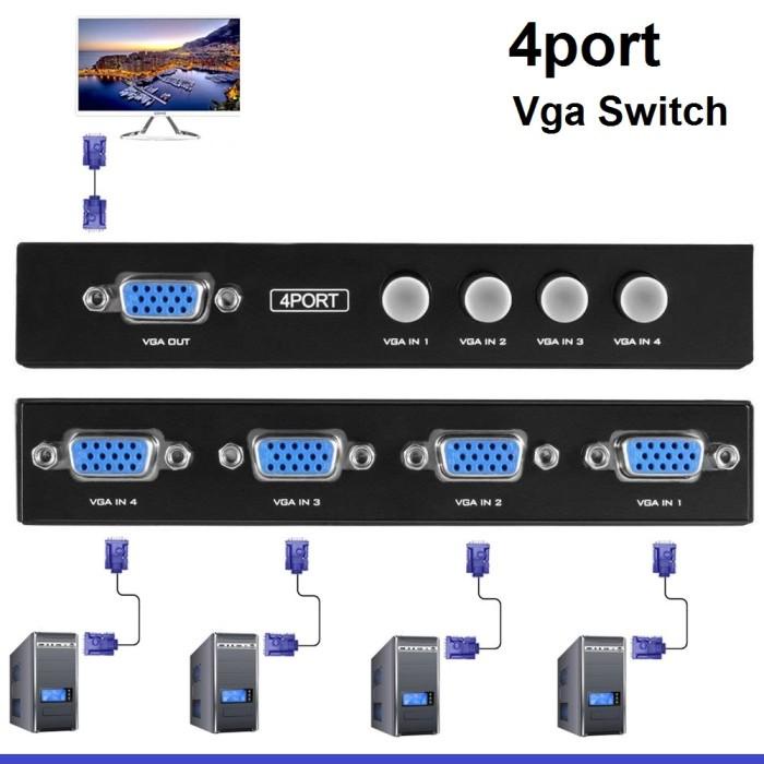VGA SWITCH 4PORT / VGA SWITCHER 4 PORT