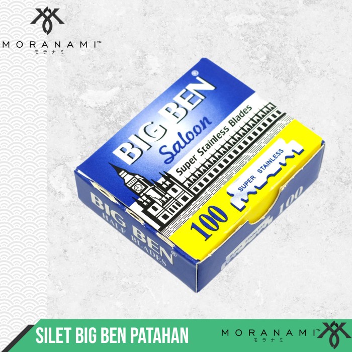 Silet Big Ben Silet Cukur Jenggot Cukur Rambut Pisau Silet Patahan