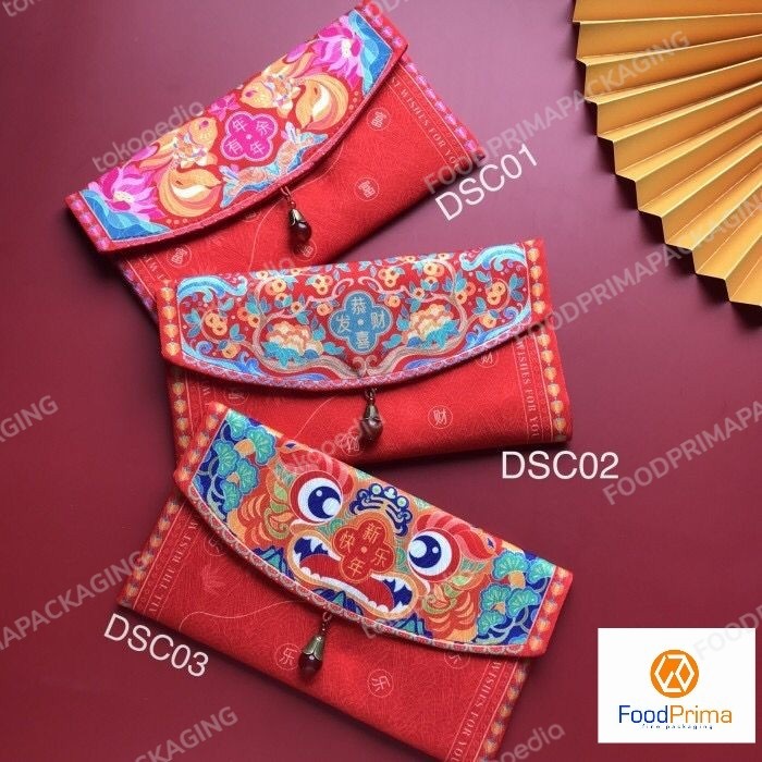 

New! angpao imlek 2022 kain red Limited