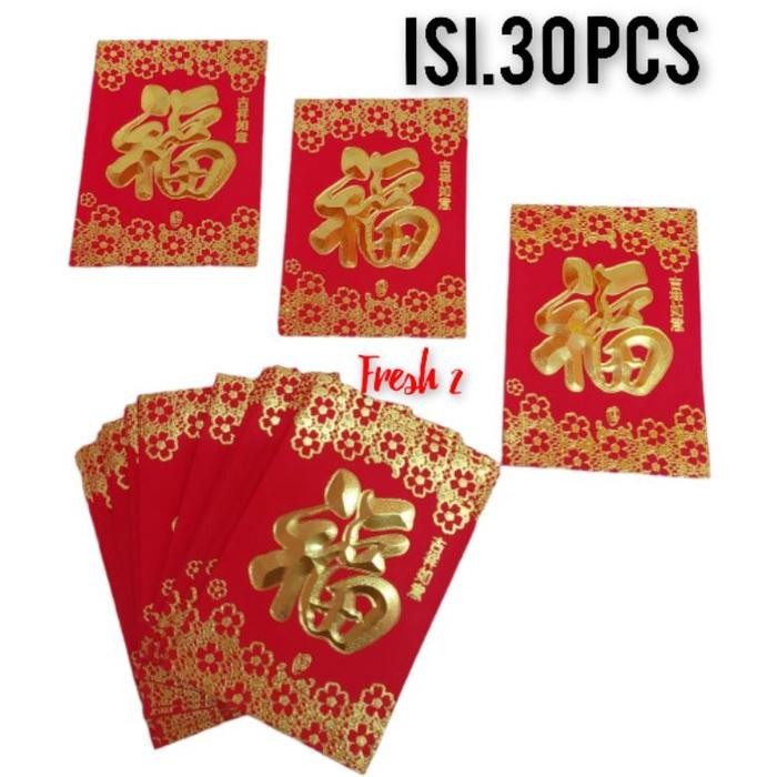 

New! TERPERCAYA amplop imlek NETRAL ISI 30 PCS / angpao imlek fu Limited