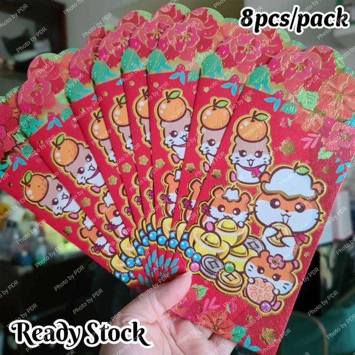 

New! Ampao Imlek 2022 Sanrio Original isi 8 CoroCoroKuririn Flower Limited
