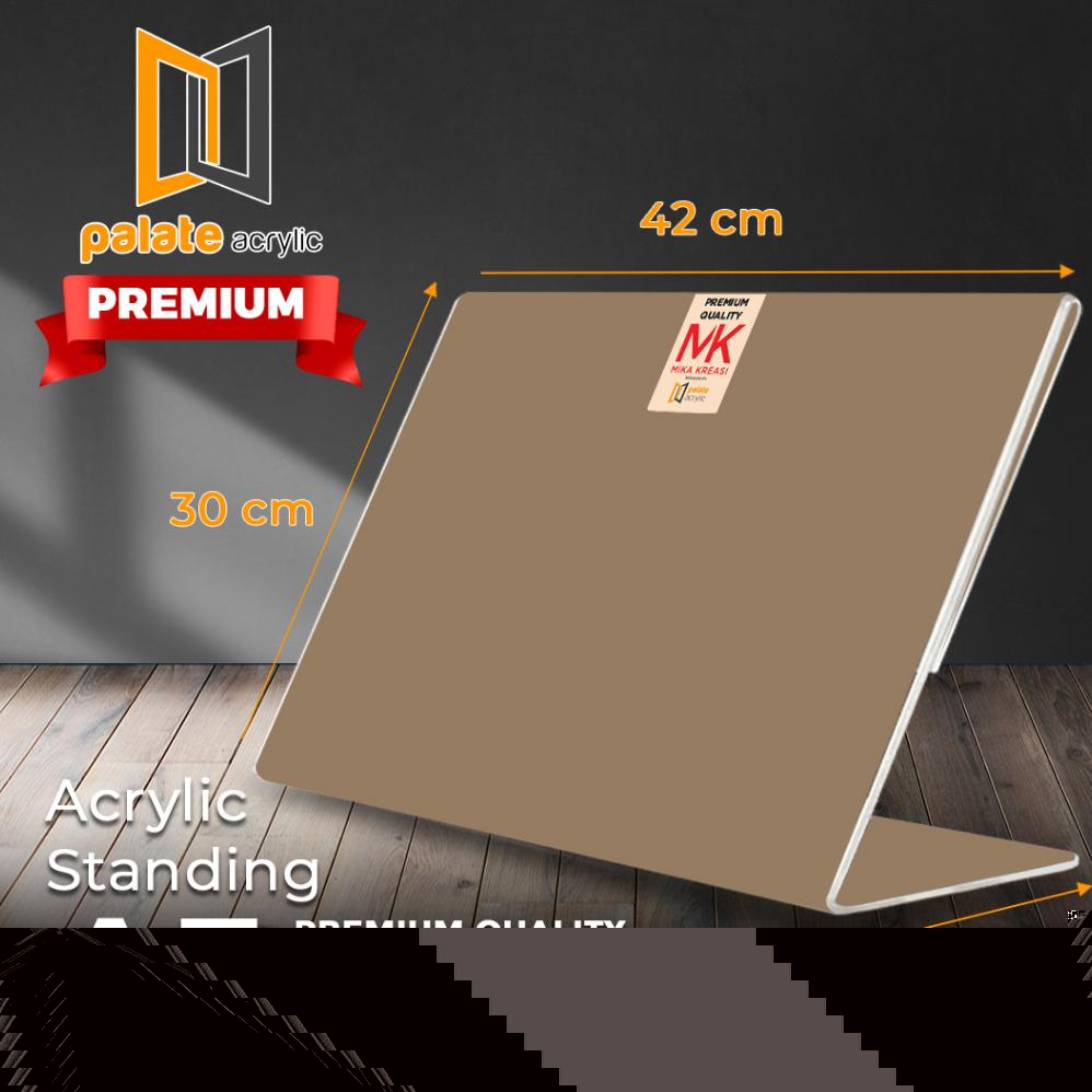 

Special Promo AKRILIK TENT HOLDER A3 L LANDSCAPE - 2MM PREMIUM Berkualitas