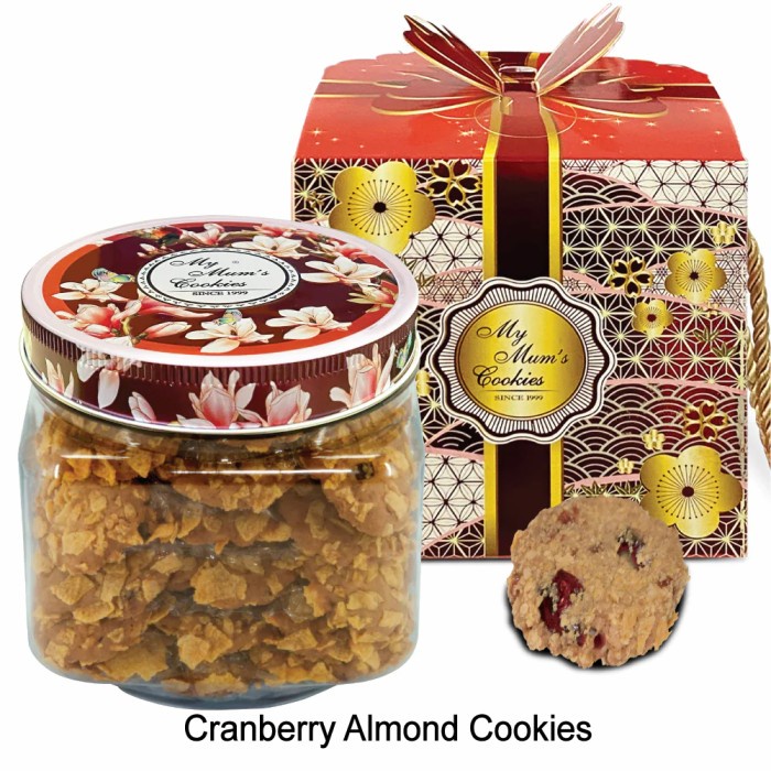 

MY MUM'S COOKIES CRANBERRY ALMOND COOKIES