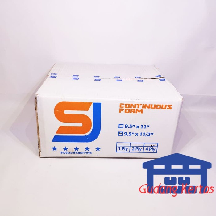 

Terbaru Continuous Form 9.5 X 11/2 4Ply Sj Standar Prs - Bagi 2 Promo Terlaris