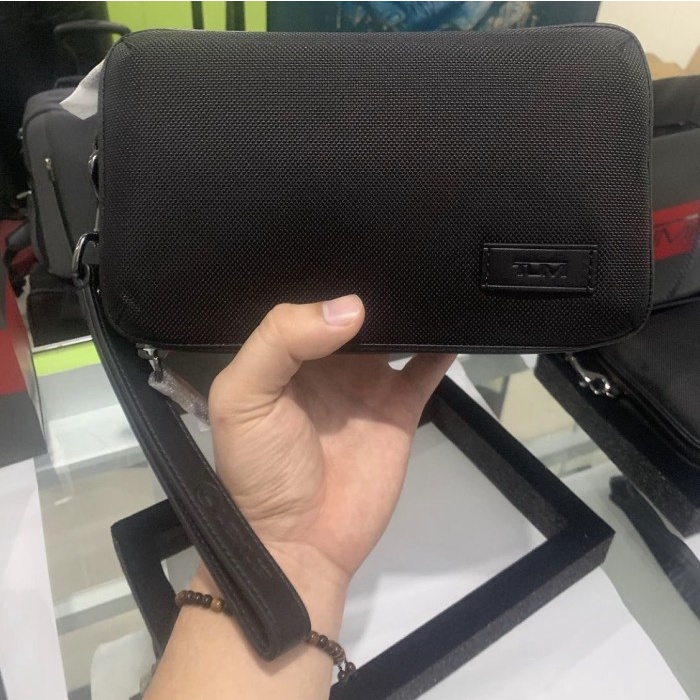 Terbaru Tumi Original Triple Zip Clutch New  Promo Terlaris