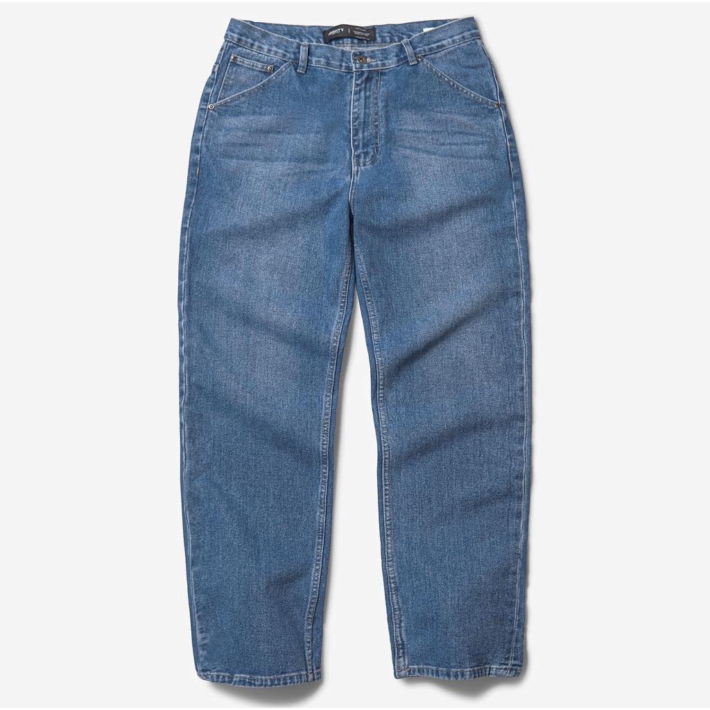 Medium Blue Wide Fit Jeans | Celana Jeans Pria