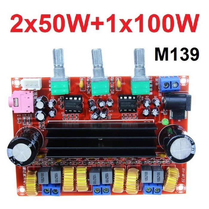 KIT POWER AMPLIFIER CLASS D TPA3116D2 2.1 2X50W+100W TPA3116 D2 2X50W