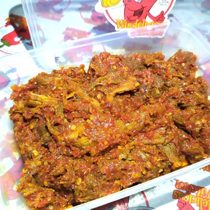 dendeng balado / dendeng sapi / dendeng daging sapi / slice