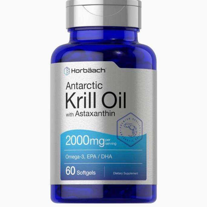 Horbaach Krill Oil 2000 Mg Per Serving Isi 60 Softgel