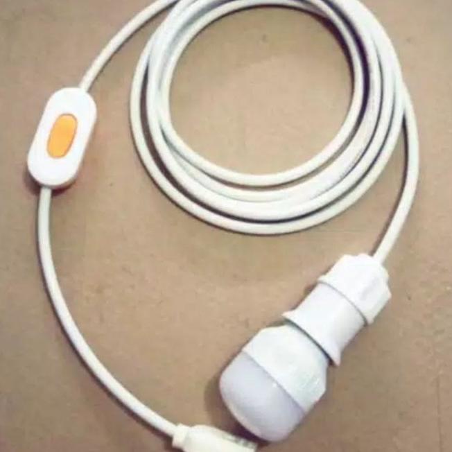 Fiting Gantung Kabel 10 Meter Rumah Lampu Fiting Lampu