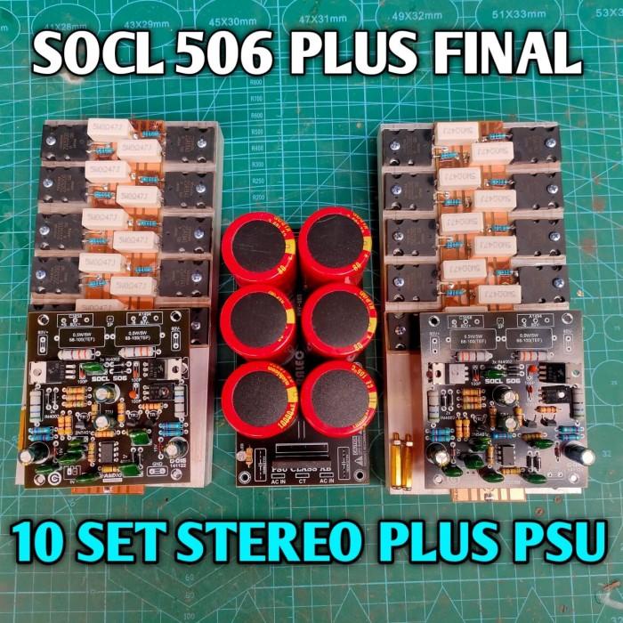 IMPORT KIT POWER AMPLIFIER SOCL 506 PLUS FINAL SIAP PAKAI STEREO KOMPL