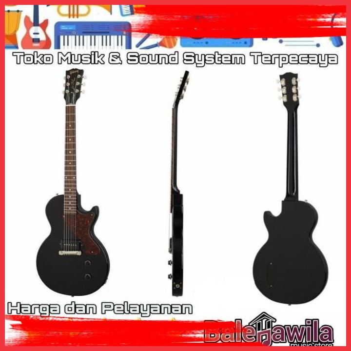 (TIP) GITAR ELEKTRIK GITAR GIBSON LES PAUL JUNIOR EBONY ORIGINAL