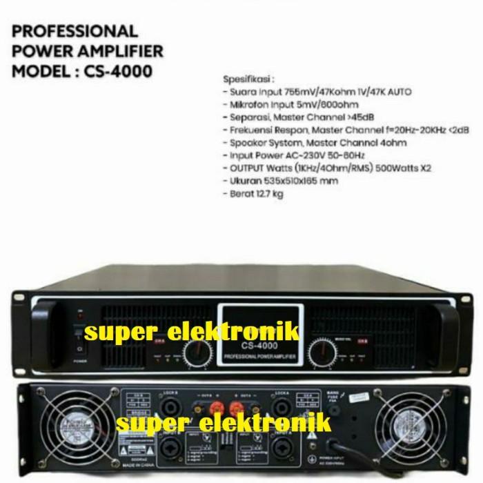 POWER AMPLIFIER FIRSTCLASS CS 4000 CS4000 ORIGINAL GARANSI