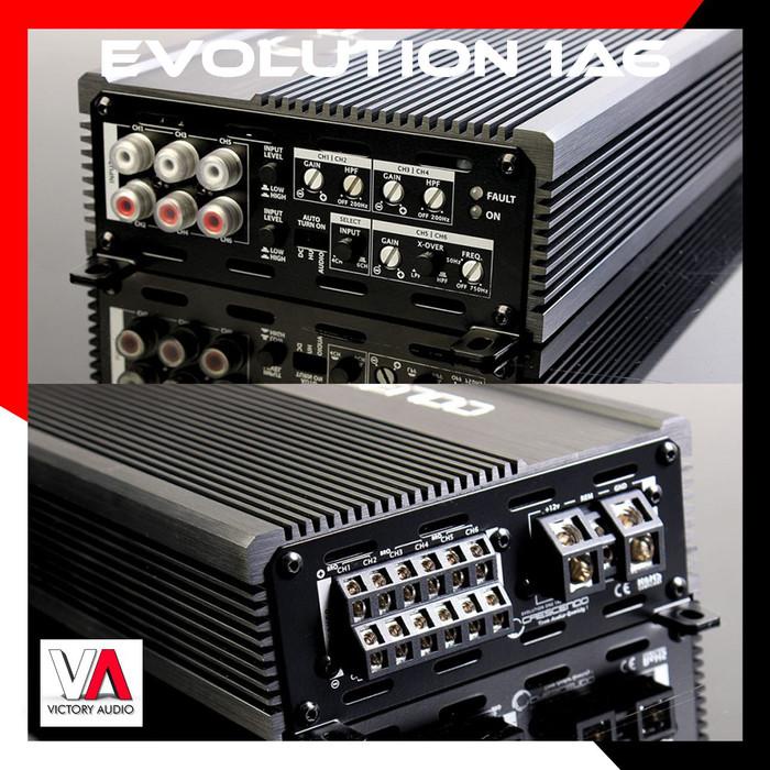 POWER AMPLIFIER 6 CHANNEL CRESCENDO EVOLUTION 1A6 CLASS AB BRIDGEABLE