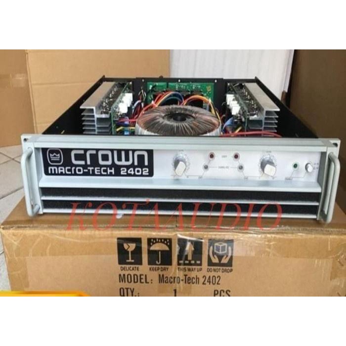 POWER AMPLIFIER CROWN MACRO TECH 2402/ MACROTECH 2402