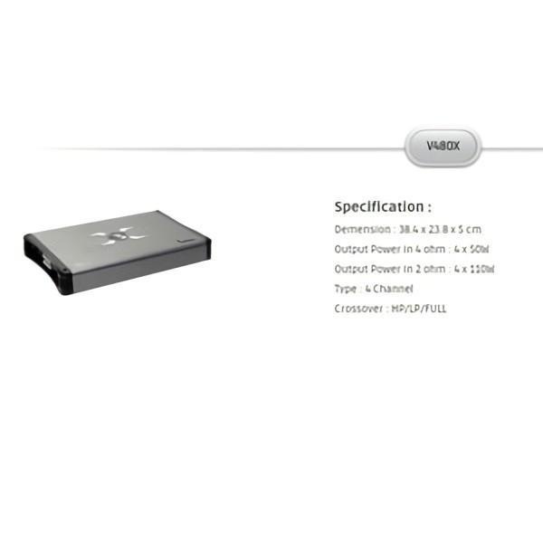 POWER AMPLIFIER 4 CHANNEL VENOM SERIE X V480X