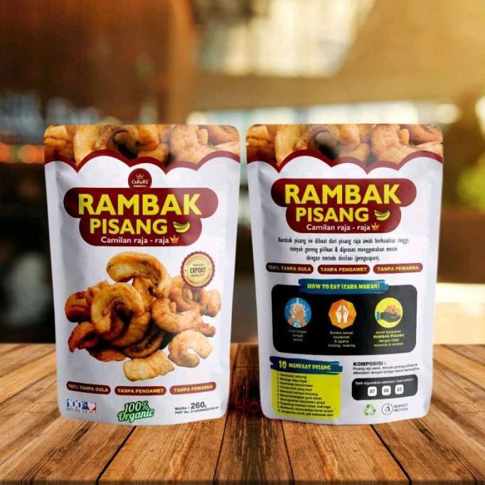 

TERBARU CARARA RAMBAK PISANG / KERIPIK RAMBAK PISANG RENYAH 260GR !!!!!