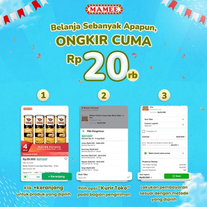 

NEW PRODUK MISTER POTATO CRISPS KEJU MADU 85GR - 4 PCS !!!!!