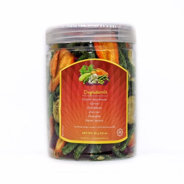 

BIG SALE CABRINI HEALTHY SNACKS - CRUNCHY VEGGIE (SMALL) KERIPIK SAYUR PREMIUM !!!!!