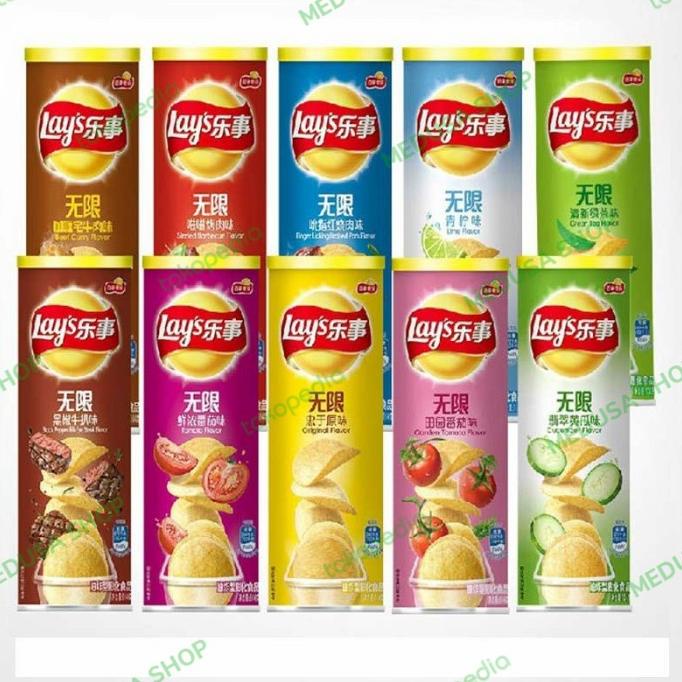 

READY STOCK LAYS LAY'S POTATO CHIPS SNACK IMPORT KERIPIK KENTANG CAMILAN INSTANT !!!!!