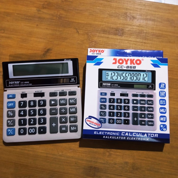 

KALKULATOR JOYKO CC 868 ORIGINAL TERBARU