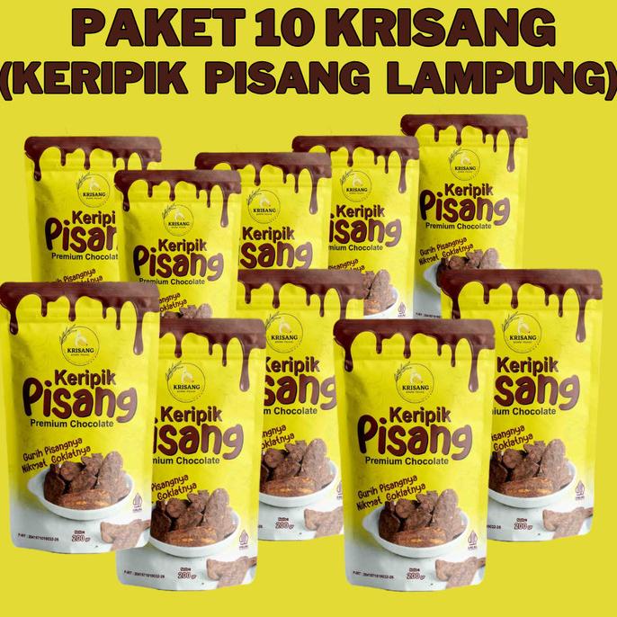 

BIG SALE "KRISANG" KERIPIK PISANG COKLAT PREMIUM !!!!!