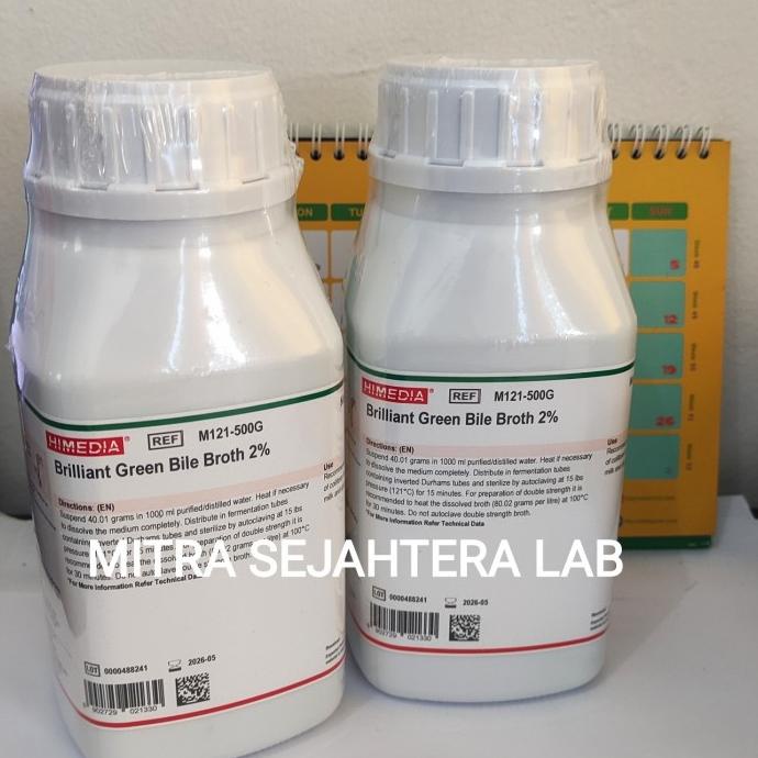 Brilliant Green Bile Lactose Broth Himedia 500 gram M121 / Media BGLB