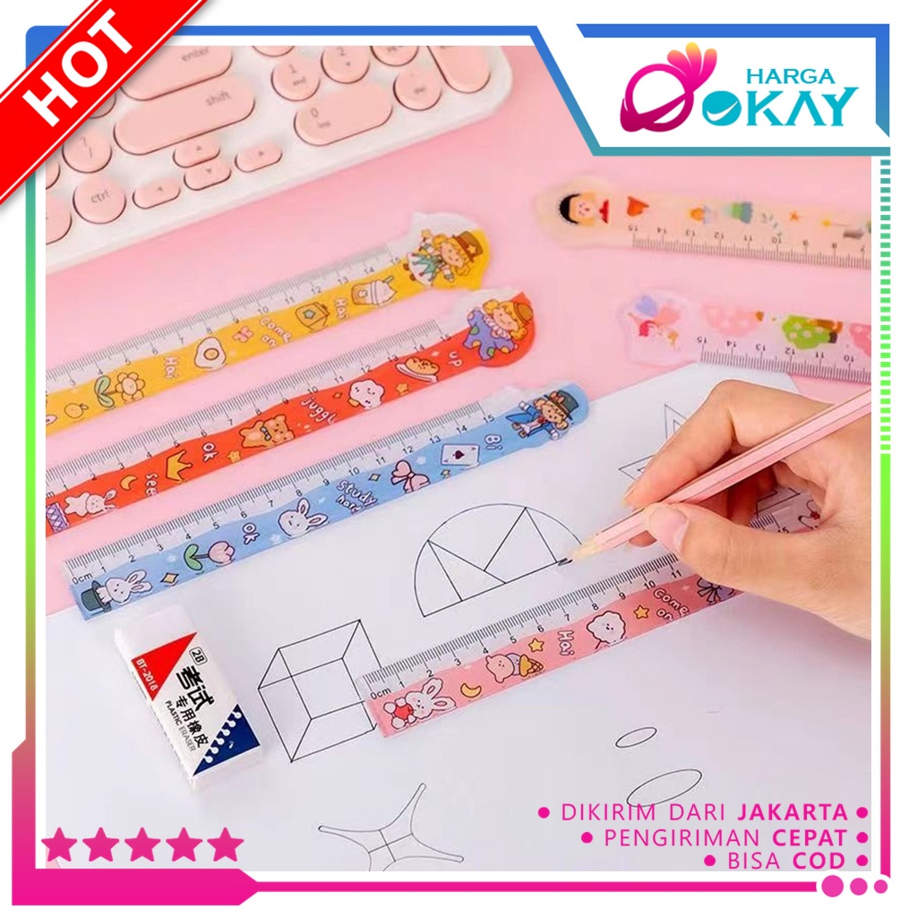 

HO Penggaris funny karakter 15cm Pengaris Sekolah Kantor Penggaris Lucu 15 Cm Penggaris Anak Pelajar Mahasiswa Motif Astronot Motif Lucu Bahan Plastik