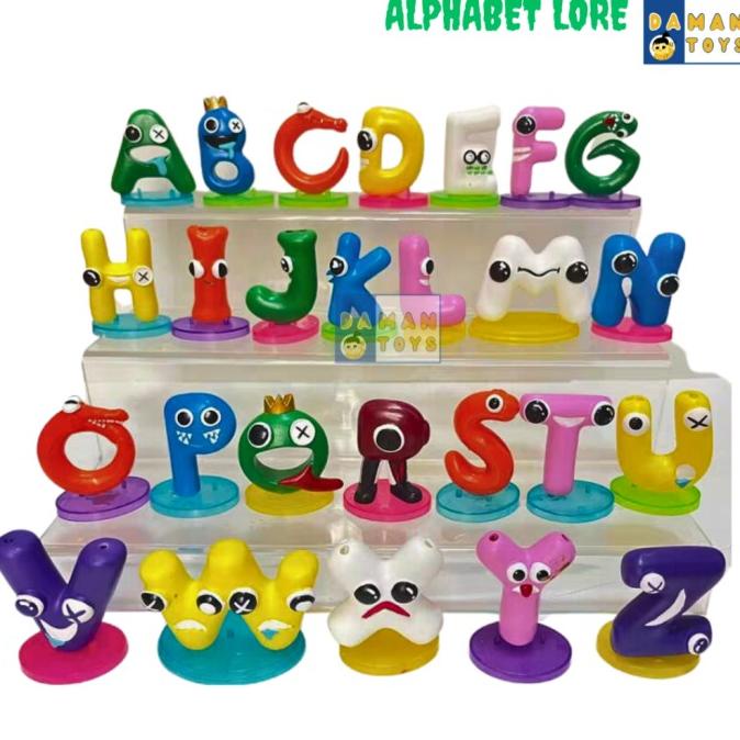 Mainan Figure Roblox Alphabet Lore Lores Alfabet