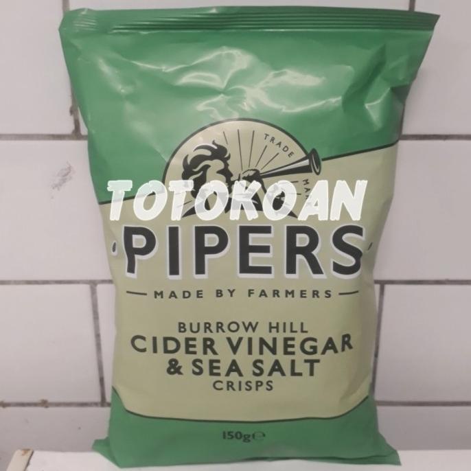 

TERBARU PIPERS POTATO CHIP CIDER VINEGAR & SEA SALT CRISPS 150 GR !!!!!