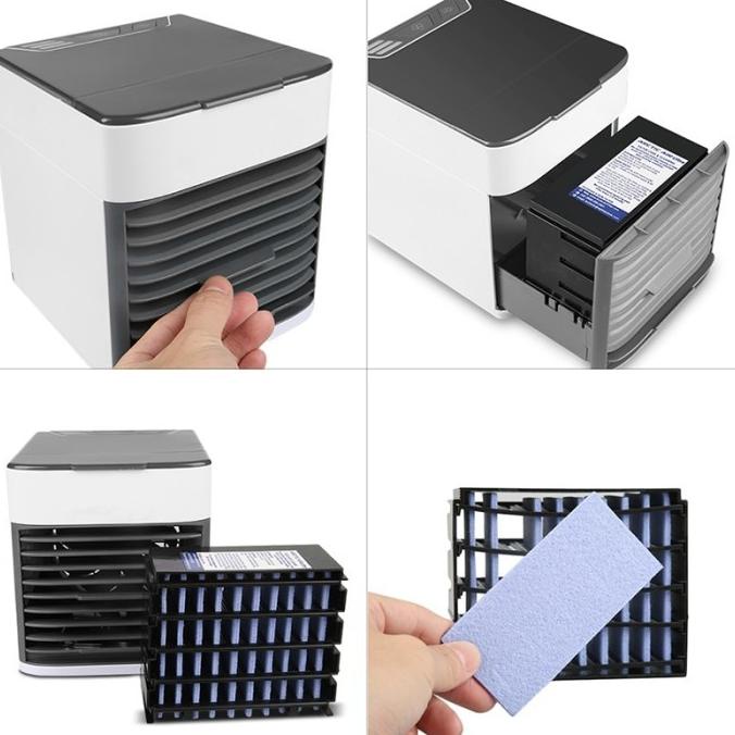 Kipas Angin AC USB Mini Pendingin Ruangan Portable Air Es Batu