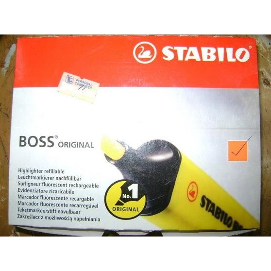

Terlaris Highlighter/Stabilo Boss Per Carton 10 Pcs One Colour Terbaik