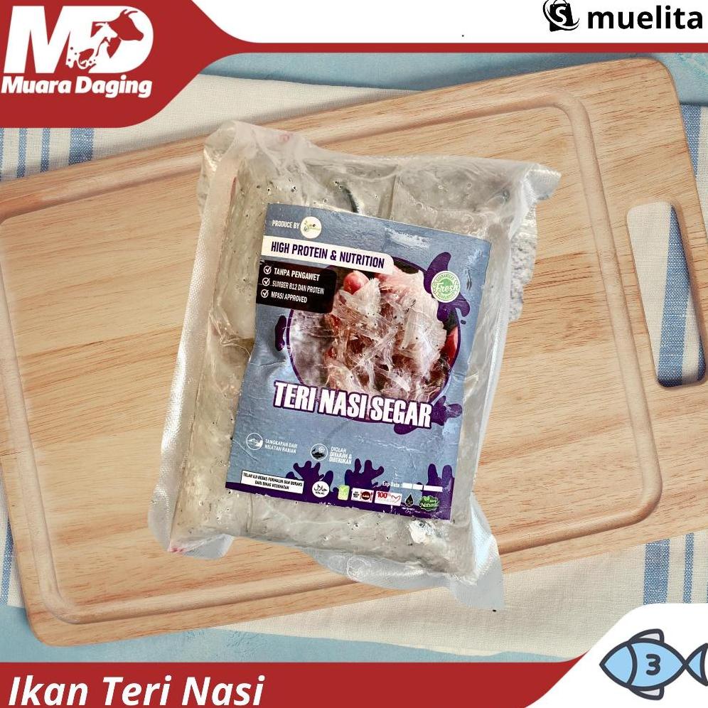 

Ready Ikan Teri Nasi Segar PURE ORGANIC - TANGKAPAN NELAYAN LANGSUNG, TANPA PENGAWET, SUMBER VITAMIN B12 & PROTEIN, MPASI RECOMMENDED