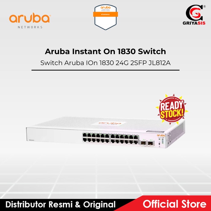 SWITCH HPE ARUBA ION 1830 24G 2SFP JL812A
