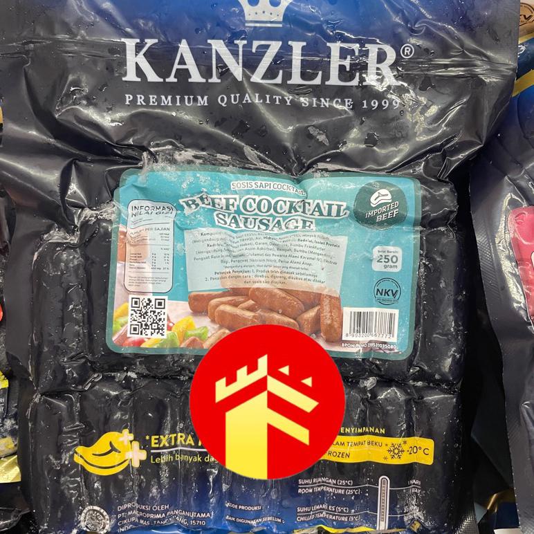 

Ready KANZLER SOSIS SAPI BEEF COCKTAIL 250 GR