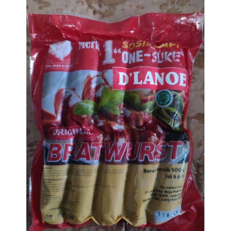 

Ready Sosis Sapi Bakar Bratwurst Onesuke D'lano Original isi 10 pcs