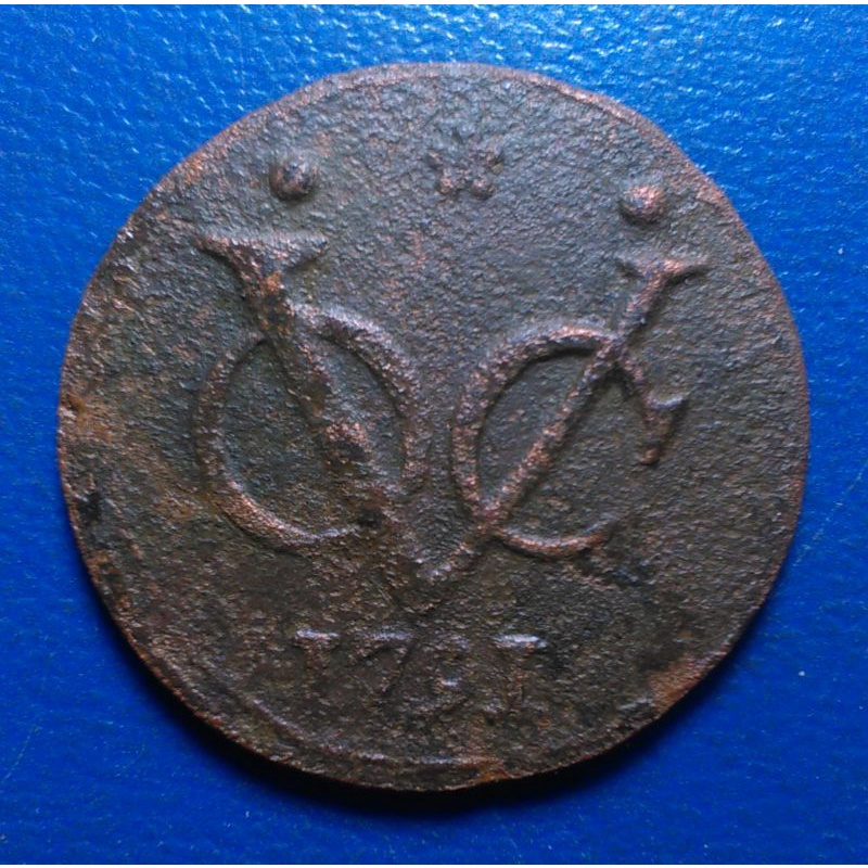 Koin VOC 1 Duit West Friesland 1791