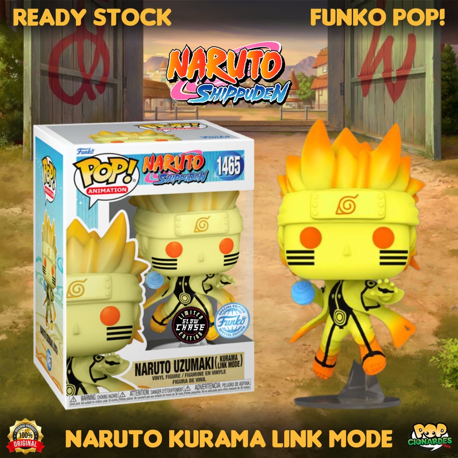 Funko POP - Naruto Shippuden - Naruto Kurama Link Mode Chase #1465
