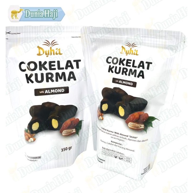 

Cokelat Kurma 350Gr Isi Almond Lapis Coklat Chocolate Dates With Almon
