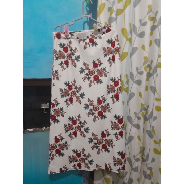 [new/baru] Rok motif bunga brand matahari Annisa size XL