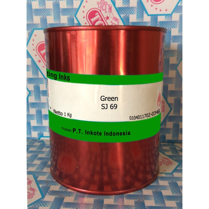 

Tinta Sablon2 Gelas Warna Hijau sj 69