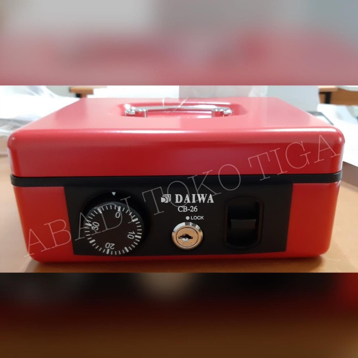 

CASH BOX MURAH TEMPAT UANG PERHIASAN CB-26 DAIWA! PRODUK BARU!