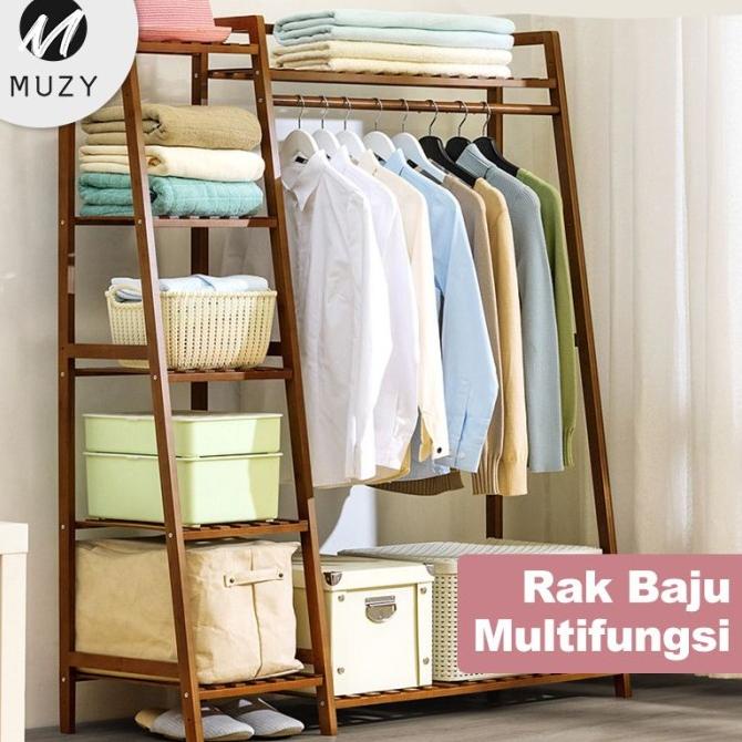 Muzy Rak Baju Celana Serbaguna Lemari Pakaian Praktis HSH202