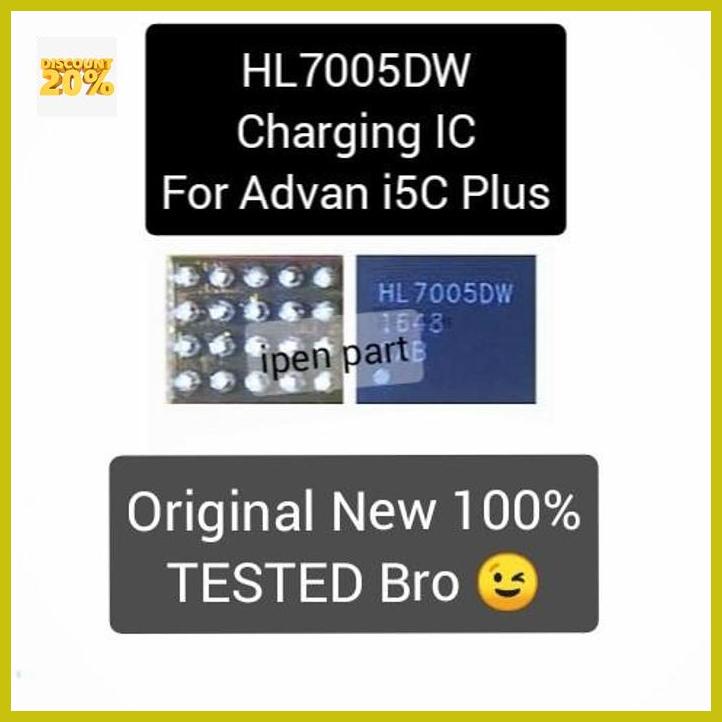 Ic Cas Hl7005Dw Advan I5C Plus 0Rry New Tested Charging Charger Free Ongkir