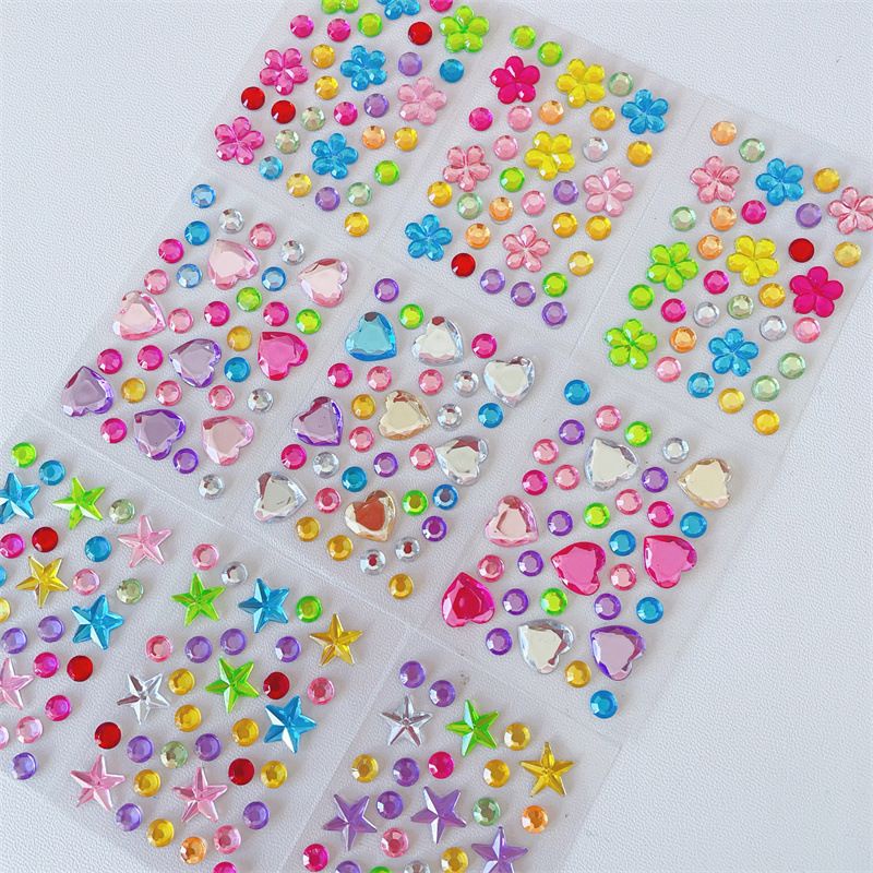 

Stiker rhinestoned kecil lucu [045]