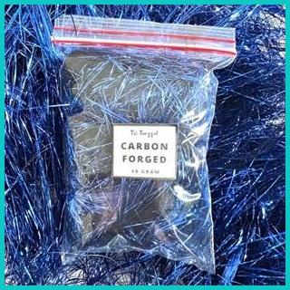 Carbon Forged Halus Warna Biru Blue 10gr Serat Metalik Warni Kevlar 16