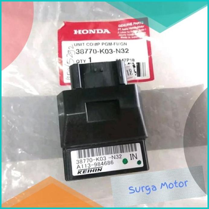 ECM ECU CDI Revo FI injeksi PGM FI injeksi ORI HONDA AHM 38770-K03-N32